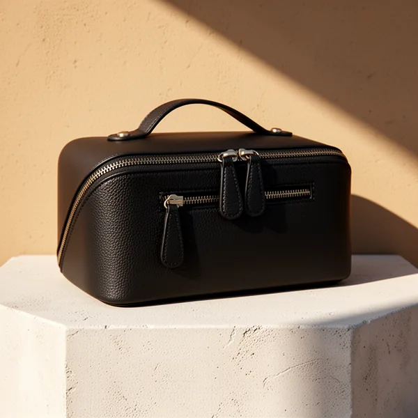 Travel Makeup Bag, Black