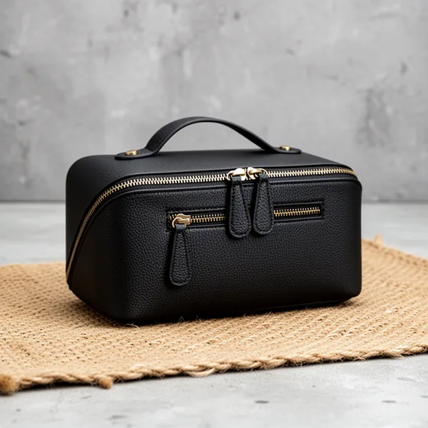 Travel Makeup Bag, Black