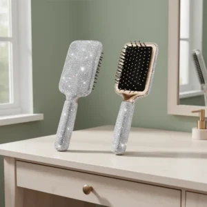 Sparkly Rhinestone Paddle Brush