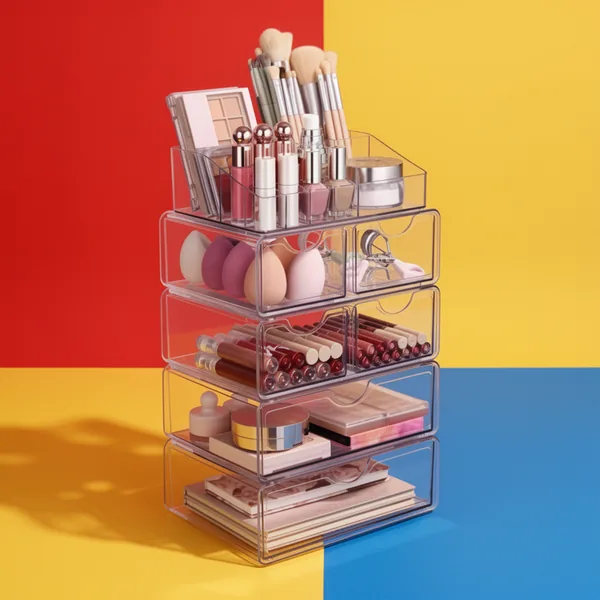 Vtopmart 5 Tier Clear Makeup Organizer