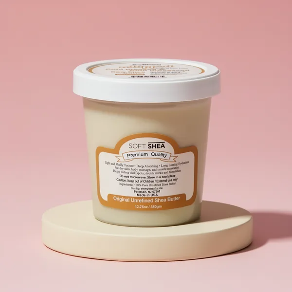 SoShea Whipped Shea Butter Unscented Ivory Original Nourishes, 11.50 oz