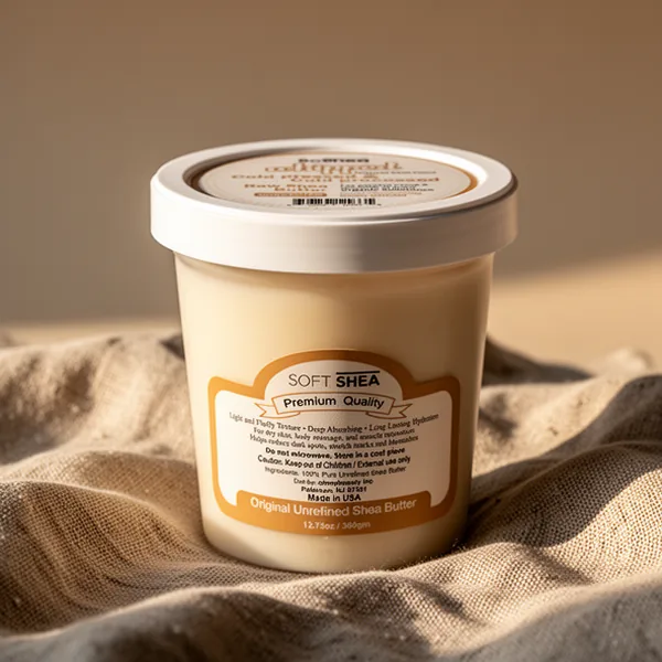 SoShea Whipped Shea Butter Unscented Ivory Original Nourishes, 11.50 oz