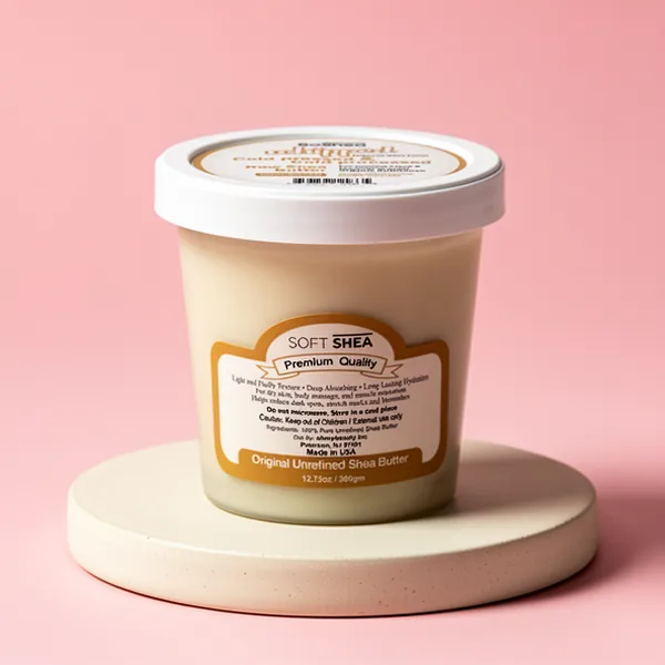 SoShea Whipped Shea Butter Unscented Ivory Original Nourishes, 11.50 oz