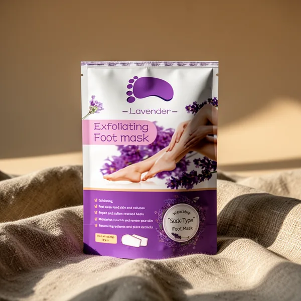 Foot Peeling Mask, 5-Pack, Lavender