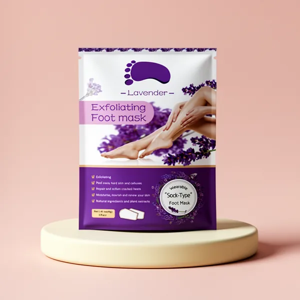 Foot Peeling Mask, 5-Pack, Lavender