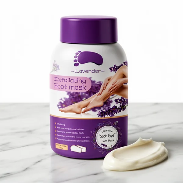 Foot Peeling Mask, 5-Pack, Lavender