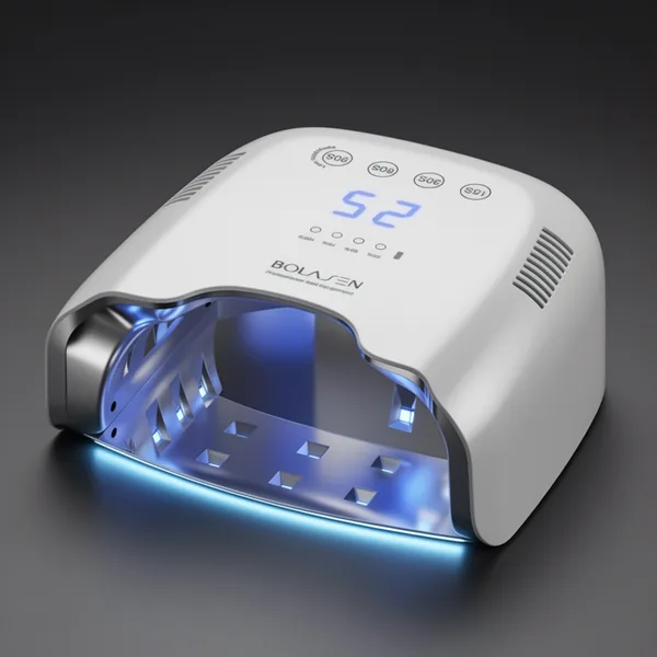 BOLASEN P30 Pro Cordless Rechargeable UV LED Nail Lamp, White