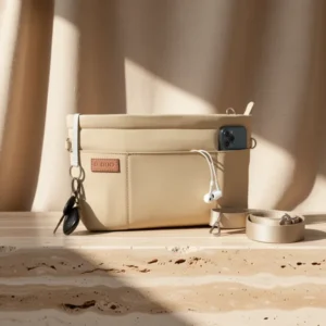 D.DUO Bag Organizer Insert, Beige