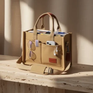 FIORETTO Canvas Tote Bag for Women