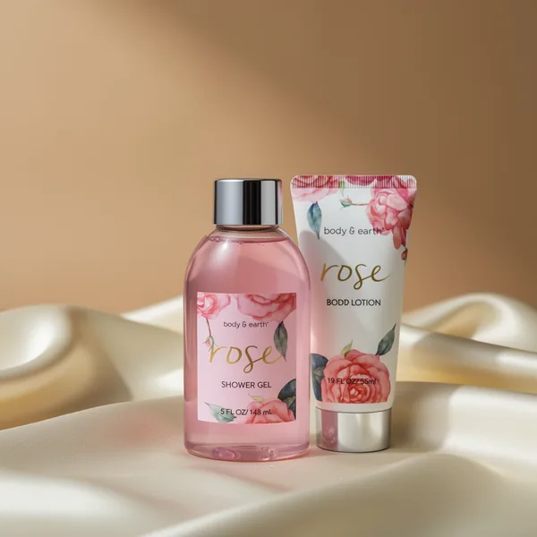 BODY & EARTH Spa Gift Set for Women, 5 Pieces