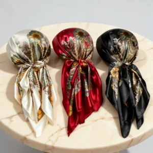 Sintege Silk Head Scarf, 3 Pieces