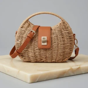 Handmade Straw Woven Bag