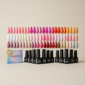 COSCELIA Gel Nail Polish, 60 Pieces