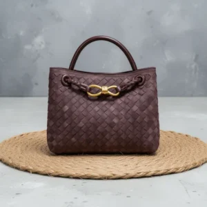 Suede Woven Tote Bag for Women