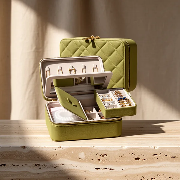 Velvet Travel Jewelry Organizer