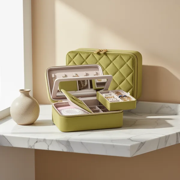Velvet Travel Jewelry Organizer