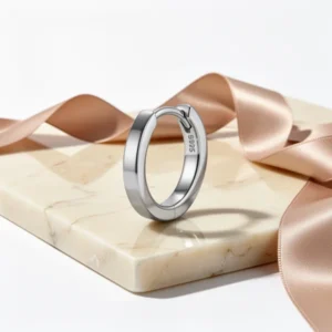 Sterling Silver Earrings for Women, 4 Pairs