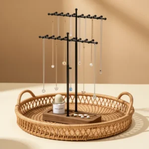 MODOWEY Necklace Holder Organizer Stand