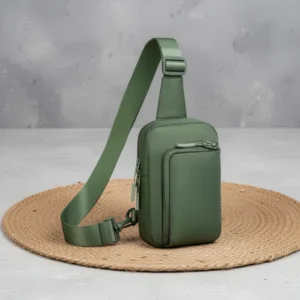 Mini Sling Bag for Men, Green