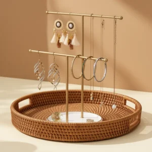 Jewelry Stand with Ceramic Tray