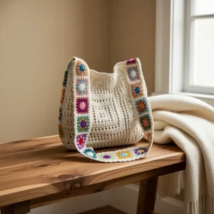 Cute Knit Beach Bag for Women