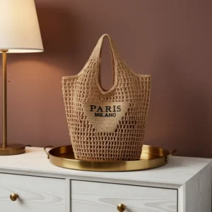 Hommtina Straw Beach Bag