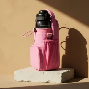 Magnetic Gym Bag for Men and Women, 40 oz, Pink