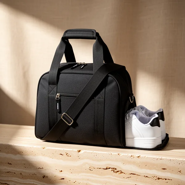 Searock Small Gym Bag with Shoe Compartment, 14-Inch