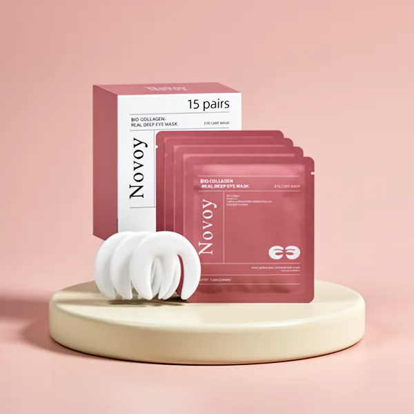 Novoy Bio-Collagen Real Deep Eye Patches, 15 Pairs