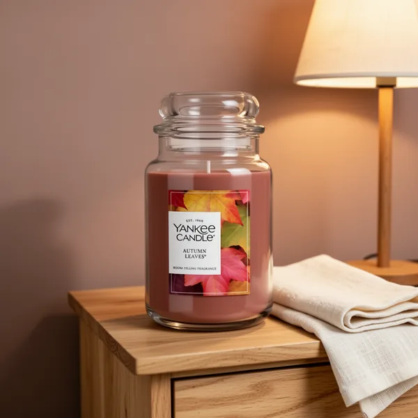 Yankee Candle Autumn Leaves, 22 oz