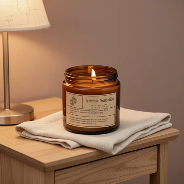 Organic Coconut Vanilla Candles, 7 oz