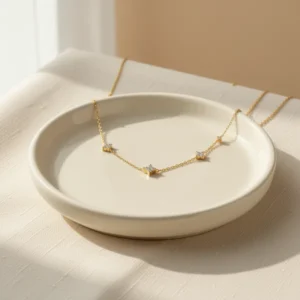 Dainty Silver-Tone Gold-Tone Necklaces for Women