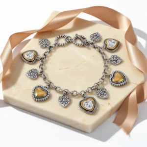 Heart Charm Bracelet for Women