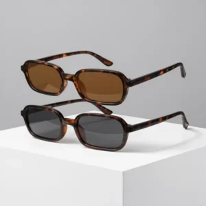 WOWSUN Retro Rectangle Sunglasses