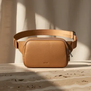 S-ZONE Leather Fanny Pack for Women