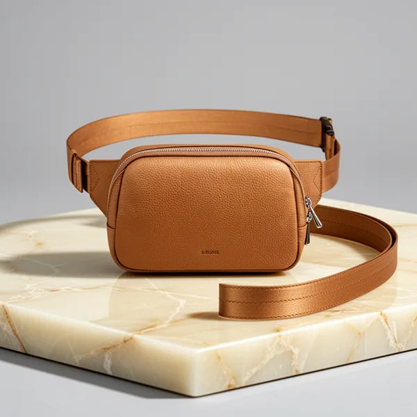 S-ZONE Leather Fanny Pack for Women