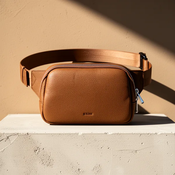 S-ZONE Leather Fanny Pack for Women