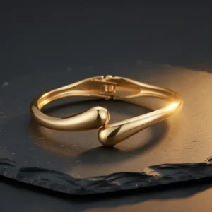 Chunky Gold-Tone Bangle
