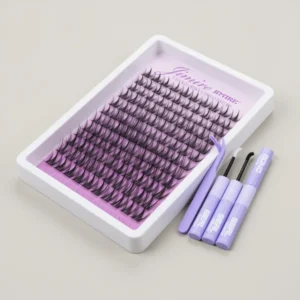 JIMIRE Manga Lash Clusters, 110 Pieces