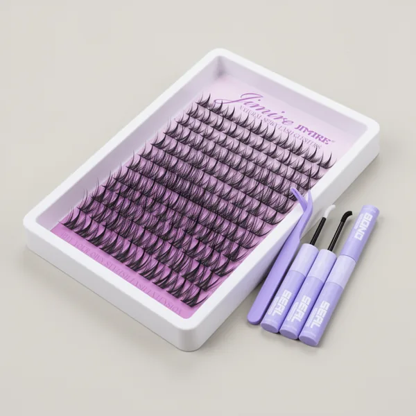 JIMIRE Manga Lash Clusters, 110 Pieces