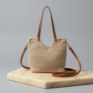 Crochet Beach Bag for Women