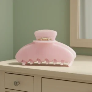 Luxury Pink Claw Clip for Women