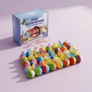 Bath Bombs for Kids, 40-Pack