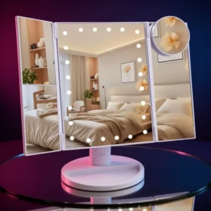 Ms. Pen- Tri-Fold Makeup Mirror Vanity
