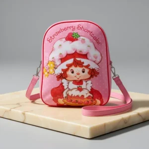 AI ACCESSORY INNOVATIONS Strawberry Shortcake Kids Backpack, 15-Inch, Pink