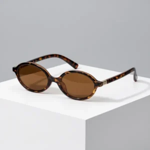 ViewJoy Retro Oval Sunglasses for Women