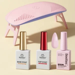 Beetles Hema-Free Pink Gel Nail Kit, 10 ml, 5 Pieces