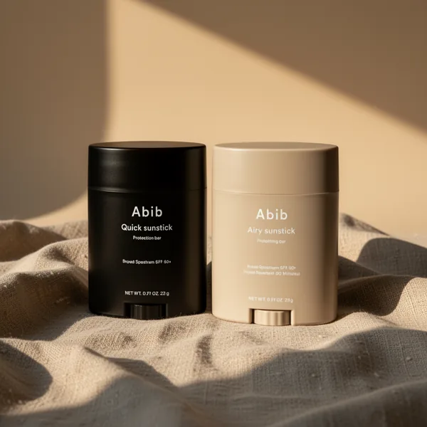 Abib Airy & Quick Sunstick Duo SPF50+ Broad Spectrum Semi-Matte, 2 Count
