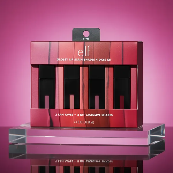E.l.f. Glossy Lip Stain Shades 4 Days Kit