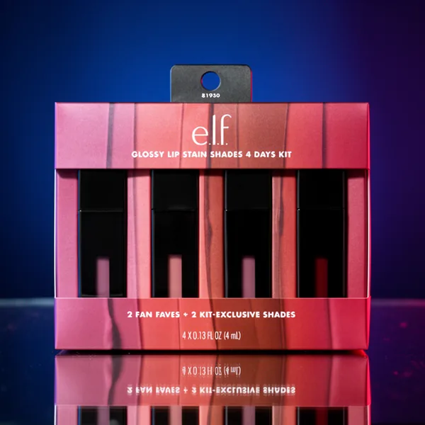 E.l.f. Glossy Lip Stain Shades 4 Days Kit